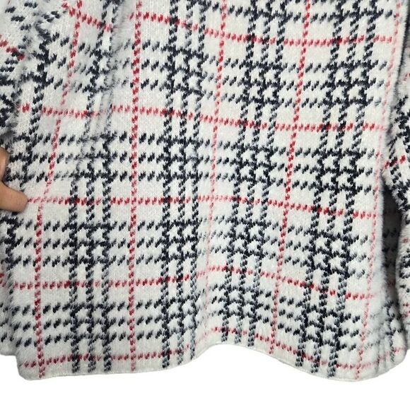 Leo & Nicole Plaid Cowl Neck Sweater Soft Size 3X Long Sleeves - Picture 5 of 8